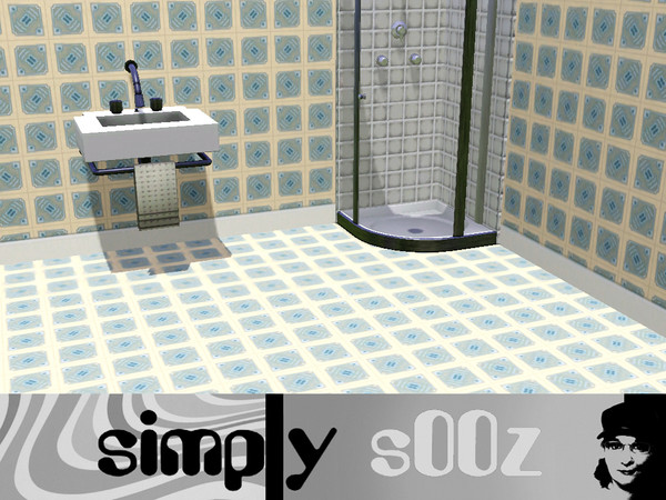 Sims 3 — Shimmer Tiles by s00z — Repeating Pattern