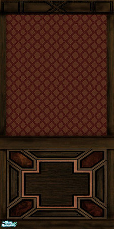 Sims 2 — Gothic Cross - Red Diamond by wideopeneyes — Here is a wallpaper with a Gothic feel to it.