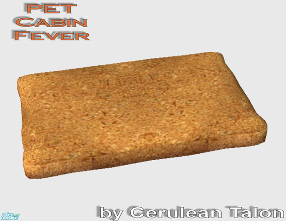Sims 2 — Pet Cabin Fever - Value Bed by Cerulean Talon — Do your pets deserve the very best in rustic living? Then you