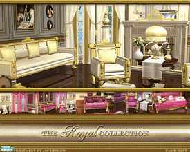 Sims 2 — The Royal Collection by Cashcraft — The Royal Collection is a set inspired by Buckingham Palace drawing room