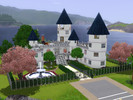 Sims 3 — Neuschwanstein Castle by Joao_Ana — Very BIG castle, with 3 master bedrooms (parents bedroom, boys and girls), 4