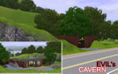 Sims 3 — Evil's Cavern by infohata — Rebuilding Riverview: Evil's Cavern - Hidden in a hill so perfectly, that if not the