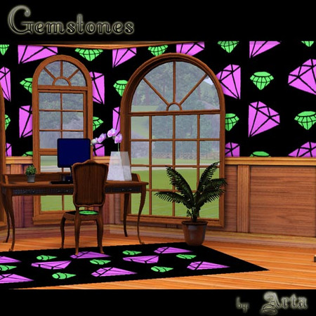 Sims 3 — Gem Collector by Artamishia — Sims who live for pretty shinies will loves this pattern!