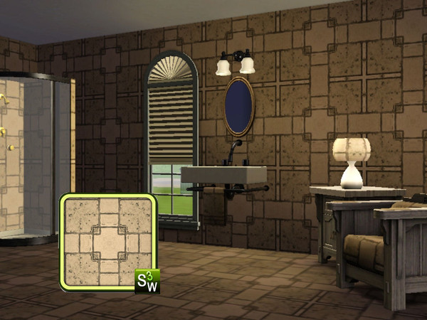 Sims 3 — Tile 4 by Cerulean Talon — Tuscan Tile by TALON