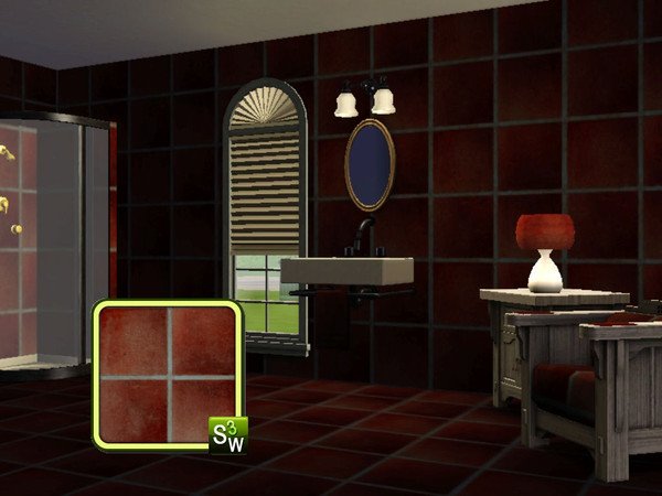 Sims 3 — Tile 7 by Cerulean Talon — Tuscan Tile by TALON