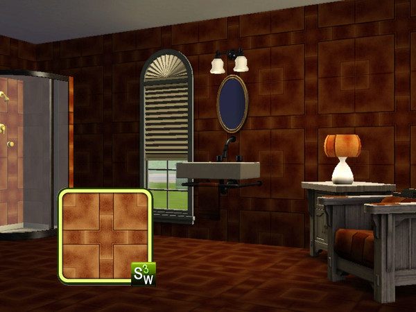 Sims 3 — Tile 8 by Cerulean Talon — Tuscan Tile by TALON