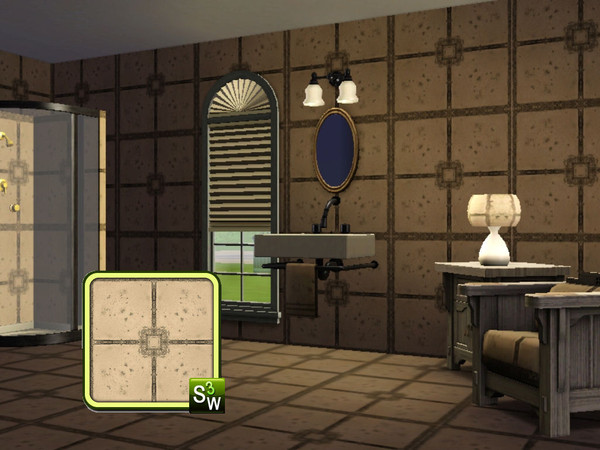 Sims 3 — Tile 3 by Cerulean Talon — Tuscan Tile by TALON