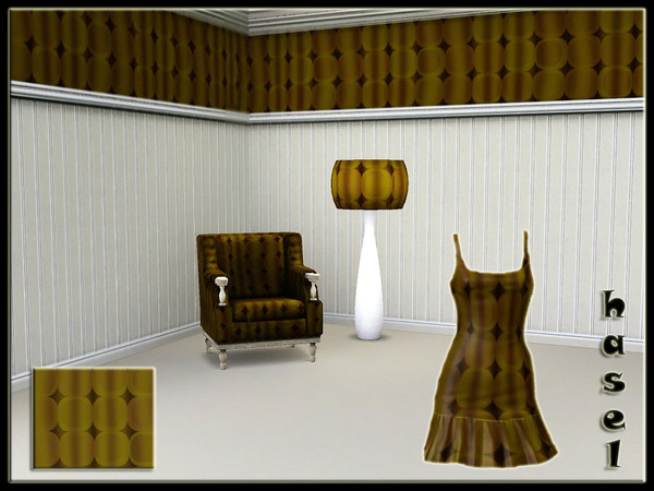 Sims 3 — Abstract Circles Gold by hasel — by hasel