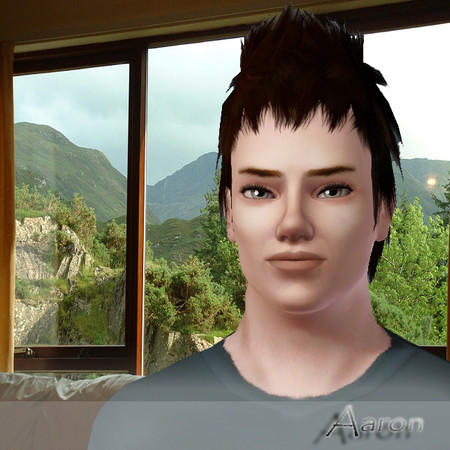 Sims 3 — Aaron by ayyuff — 
