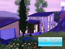 Sims 3 — Sea Side Escape by Mirraaj — This studio house is perched right on the edge of the island framing a lighthouse,