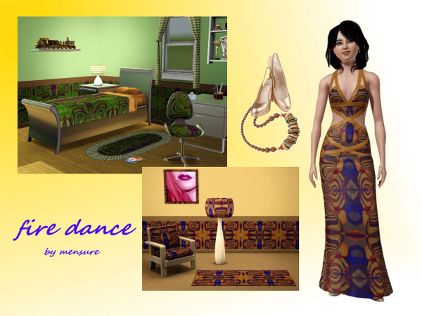 Sims 3 — M_19 by mensure — fire dance