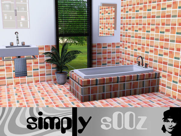 Sims 3 — Abstract Tile by s00z — Repeating Pattern