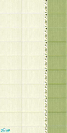 Sims 2 — Carioca - Wall 4 by Mekhi — Lime green tiles for your home. Part of my Carioca set, enjoy!