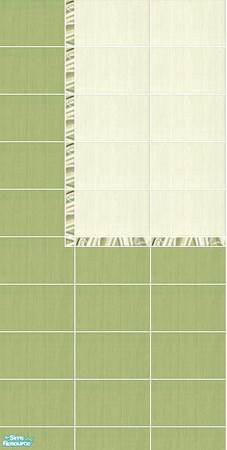 Sims 2 — Carioca - Wall 6 by Mekhi — Lime green tiles for your home. Part of my Carioca set, enjoy!