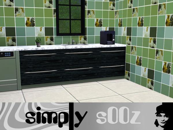 Sims 3 — Chicken Tile by s00z — Repeating Pattern