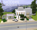 Sims 3 — Modern Adobe 1 by shotgunorg — Something I made pretty quickly. Some more info: 1. 2 of those 5 Bathrooms are