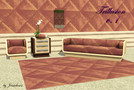 Sims 3 — Trillusion v.1 by Jessichaos — Alternating light and dark distressed tiles give the illusion of depth.