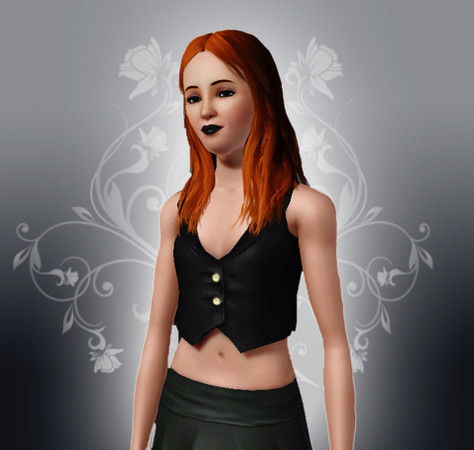 Sims 3 — Lilith Pleasant by Luvenno — She hate the her sibling. But she's a popular and have a dream boyfriend.