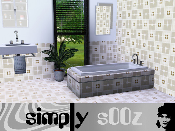 Sims 3 — Retreat Tile by s00z — Repeating Pattern