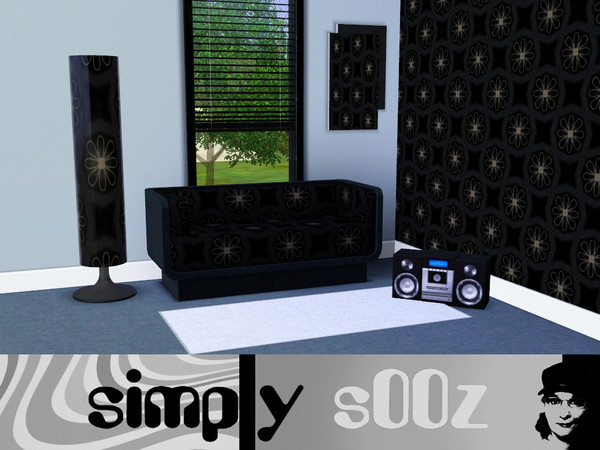 Sims 3 — Sophisticated Daisy by s00z — Repeating Pattern