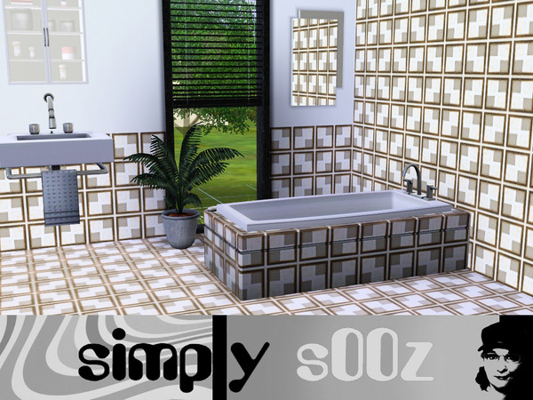 Sims 3 — Friendly Tile by s00z — Repeating Pattern