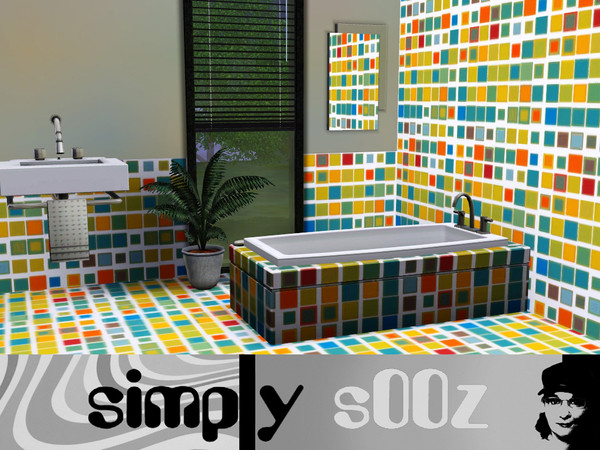Sims 3 — Collage Tile by s00z — Repeating Pattern