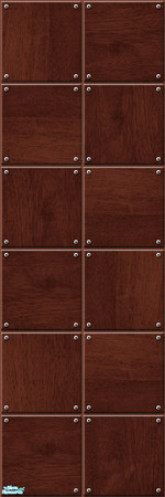 Sims 2 — Studio K Wood 19 - Mahogany by StudioKhagerks — 