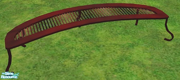 Sims 2 — Sterling Recolors A - Bench by SaeraMaples — Recolors for the Sterling Mesh Set.