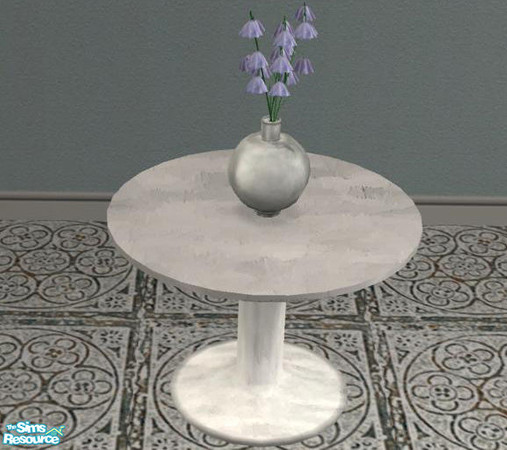 Sims 2 — Kitchen Silver - Table by ShinoKCR — 