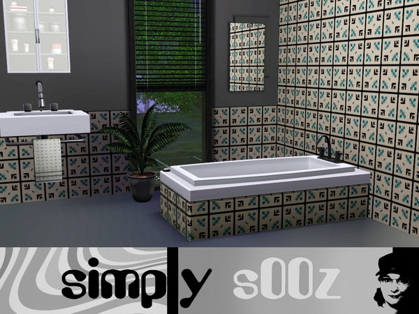Sims 3 — Peaceful Tile by s00z — Repeating Pattern