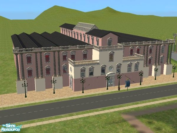 Sims 2 — Koninklijk Theater by simperfect1991 — The Royal Theater is a large building. In the building is the preformence