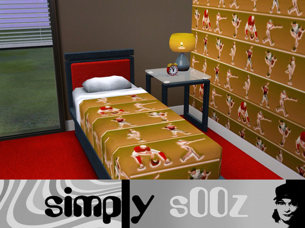Sims 3 — Baseball Fan by s00z — Repeating Pattern