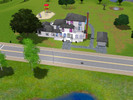Sims 3 — Mulholland Drive by Stibizi — 4 Bedrooms, Kitchen, 2 Bathromms, Sportarea, Living Room, Garden with Pool