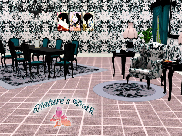 Sims 3 — Nature's Path by stori_64 — Floral pathway with butterflies