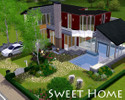 Sims 3 — Sweet Home by aline_88 — A modern and sweet house with a swimmingpool.