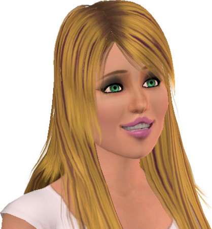 Sims 3 — Anna by hellskinky — Anna Credits to Peggyzone for the hair Liana for the hello kitty pattern Random Noir for