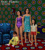 Sims 3 — Star Flower Pattern by bratty — A flowery star pattern
