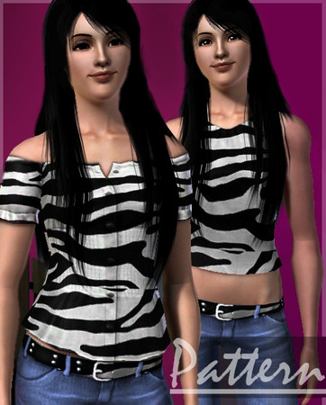 Sims 3 — UM Zebra Print by UM_Creations — Inspired by Roberto Cavalli. Enjoy! UM
