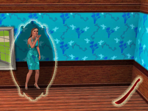 Sims 3 — Hummingbirds by xxmyxxmachetexx — Two hummingbirds with flowers and a vine background.