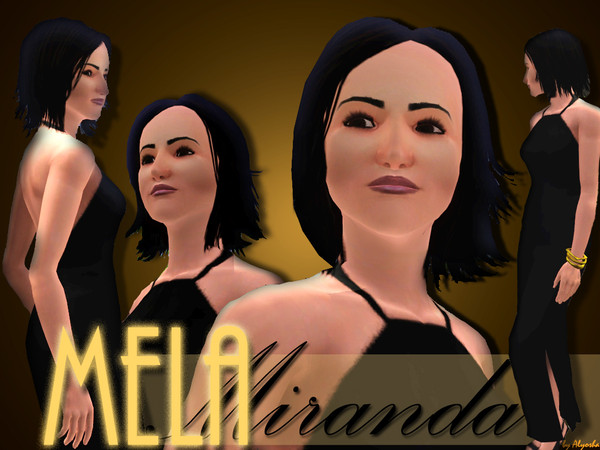 Sims 3 — Mela by Alyosha — She is Mela Miranda. She wants to be popular. She wants to get everything out of life. All she