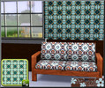 Sims 3 — Daytime Dreamer by Waverly — A complex pattern featuring circles and flowers. Converted from a pattern at Colour
