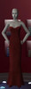 Sims 2 — Deep Red Dress by Shenorbunni — A glamorous dress, recolored to keep all eyes on you.
