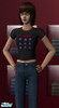 Sims 2 — Stiff Little Fingers Women\'s Tee by Bella Russe — I haven\'t found anything on any Sims 2 site related to