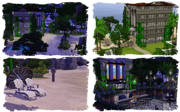 Sims 3 — Old communitycenter by francien — Old broke center, it seems to expansive to rebuild the building but sims like