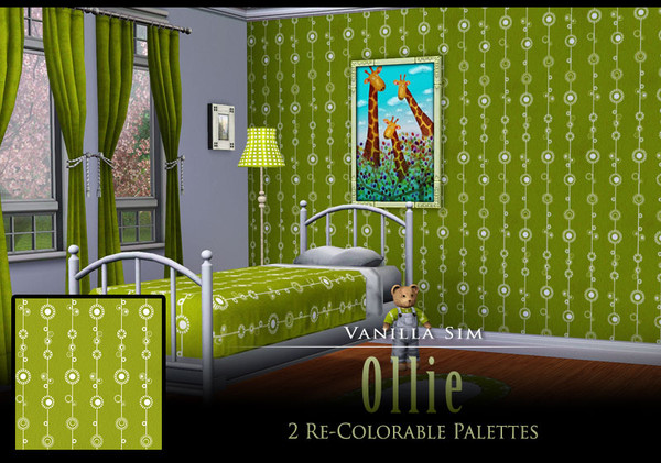 Sims 3 — Ollie by Vanilla Sim — Stripes with circles 