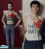 Sims 2 — The Smiths Gladioli Vest by Bella Russe — I\'ve noticed a general lack of Smiths and Morrissey items across the
