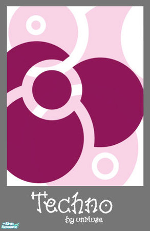 Sims 2 — Techno 04 by undefinedmuse — original designs. Recolor of \"Grilled Cheese\". NIGHTLIFE required. 