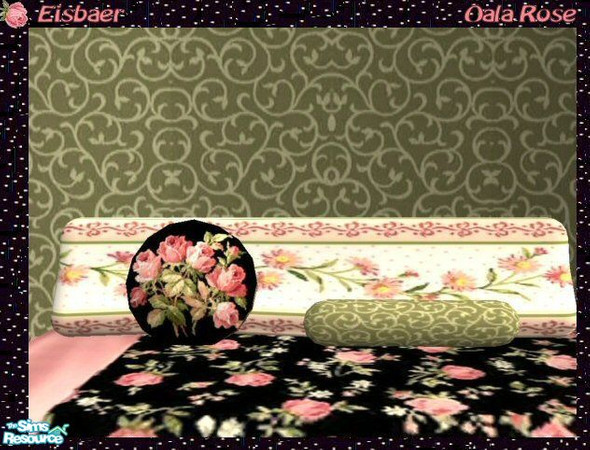 Sims 2 — Mira Oala Rose - Pillows by Eisbaerbonzo — This object needs Mira\'s invisible placer for beds and the