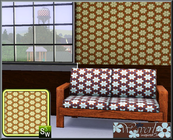 Sims 3 — Burst by Waverly — Burst into a kaleidoscope dream! Edited and converted from a texture at Colour Lovers. by