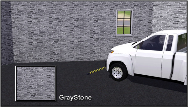 Sims 3 — GrayStone by Sparky — I made this for my Family Bungalow house for the 2 car attached garage. I have only tried